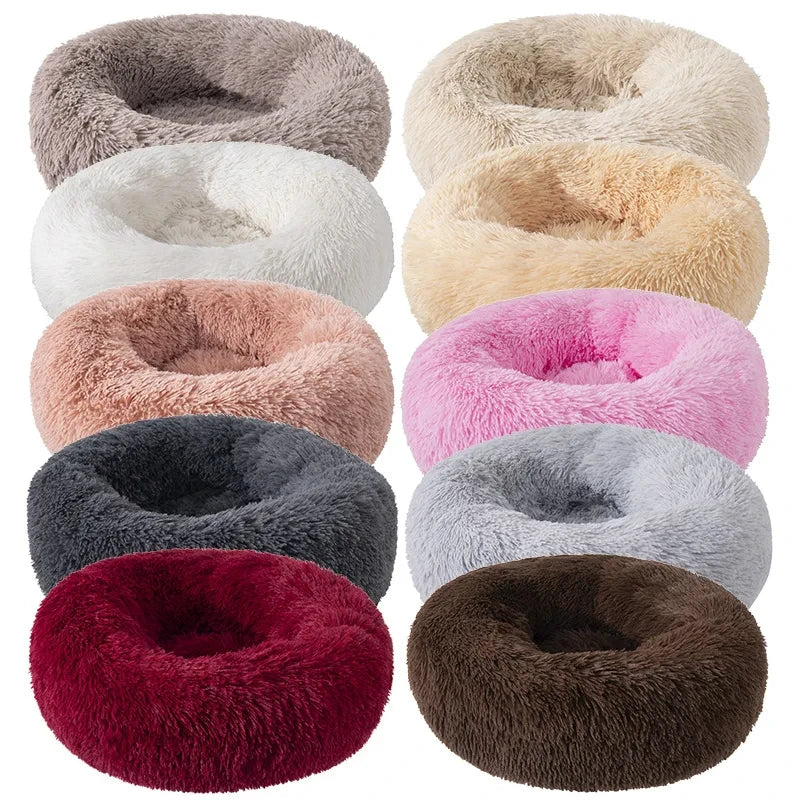 Calming Plush Donut Bed – Washable