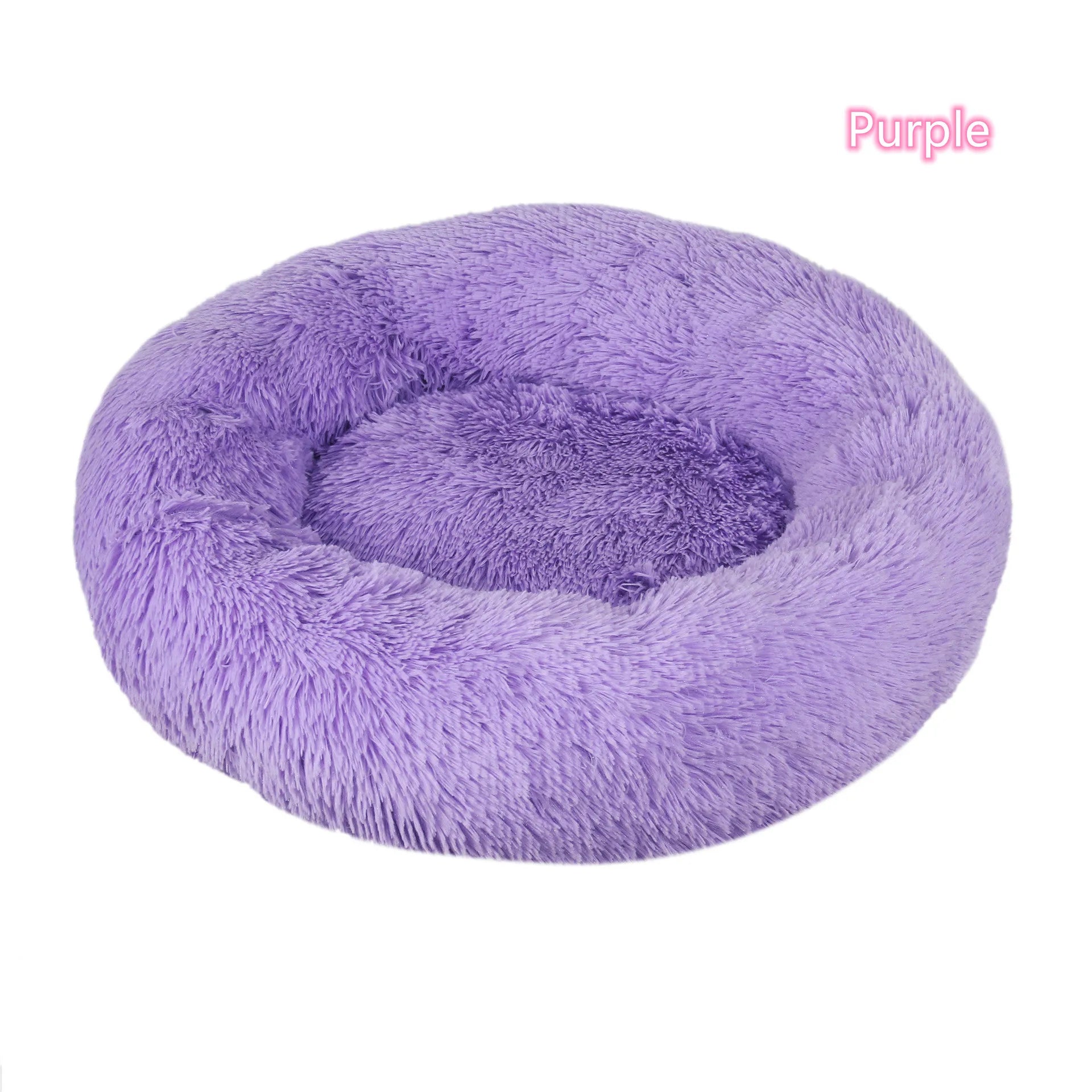 Calming Plush Donut Bed – Washable
