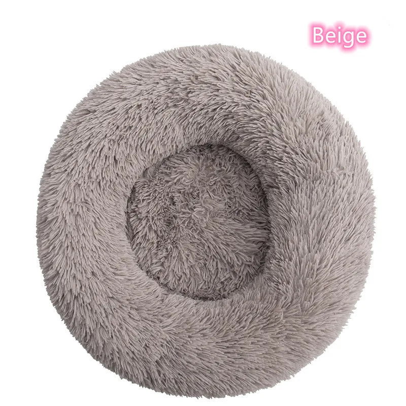 Calming Plush Donut Bed – Washable