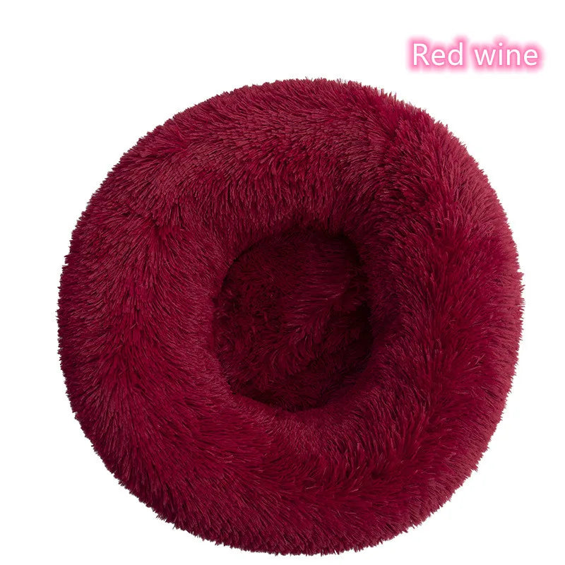 Calming Plush Donut Bed – Washable