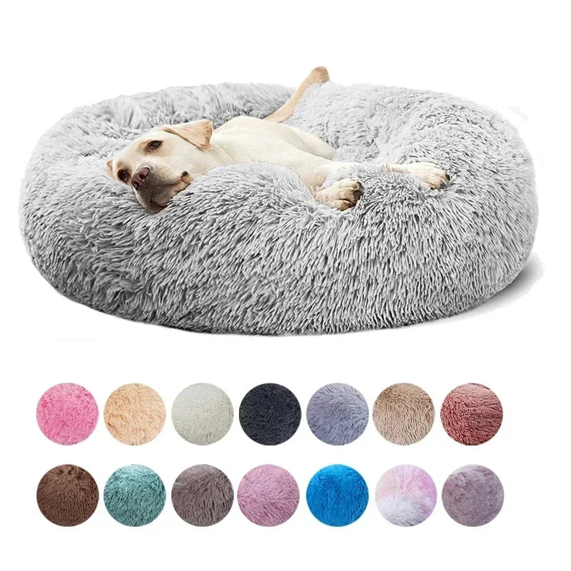 Calming Plush Donut Bed – Washable